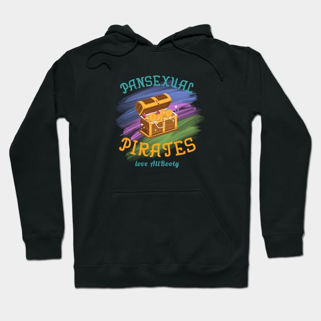 Pansexual Pirates Hoodie by Blood Moon Design